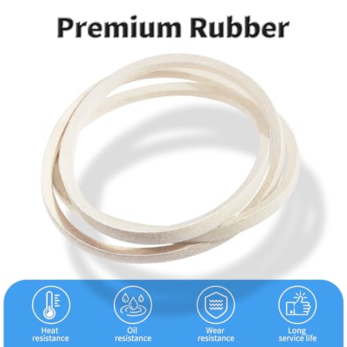 FOCMKEAS 2 Pcs M38 Sewing Machine Belt, 38" Industrial V-Belt, Rubber - size: 2Pcs M38