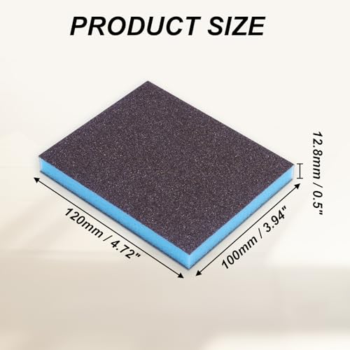 16Pcs 4.7"x3.9" Sanding Sponge Washable Sanding Blocks - size: 60#-320#