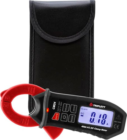 Triplett CM24 400A AC/DC Mini Clamp Meter with Inrush - size: CM24 True RMS Mini, style: Standard