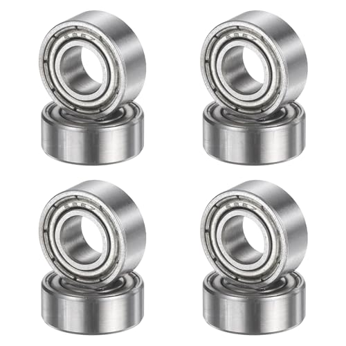 uxcell 8Pcs 686ZZ 6mmx13mmx5mm Deep Groove Ball Bearings ABEC5 - size: 686ZZ 6mmx13mmx5mm