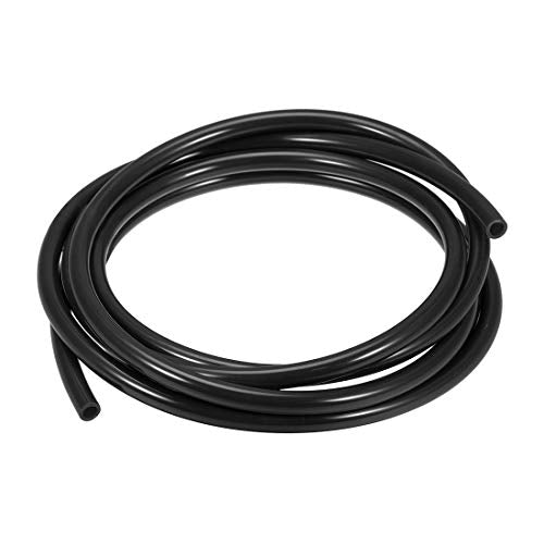 uxcell Pneumatic Air Tubing, 10mm OD x 6.5mm ID 3 Meter (118 Inch) Long PU Polyurethane Air Compressor Tubing Hose Pipe Black - color: Black, size: 3 meter