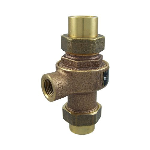 Cash Acme 3/4 Inch BFP Dual Check Valve, Female Unions, 21575-0000LF - size: 3/4 in.