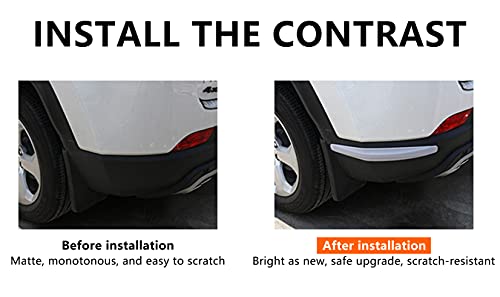 BokWin 4 Pack Universal Car Bumper Protector Rubber, White - color: White, size: 4 Pack
