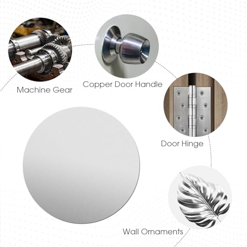 2-3/8"Stainless Steel Disc,14Gauge 1.5mm Thickness Round Metal Plate Stainless Steel Circles Blanks for Crafts, Jewelry Making, DIY, Electrical Repair(10 Pac) - size: Dia:2-3/8", style: Thickness:14Ga/1.5mm