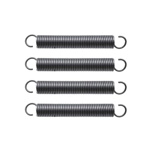 4Pcs Heavy Duty Extension Spring, Spring Steel Hook - size: 5.9" Length