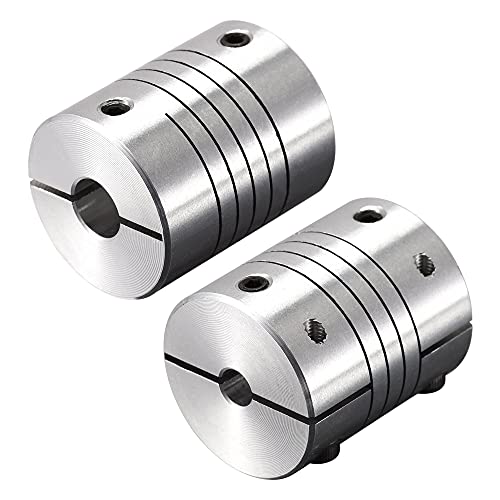 uxcell 2PCS Motor Shaft 5mm to 8mm Helical Beam Coupler Coupling 25mm Dia 30mm Length - size: 5mm to 8mm