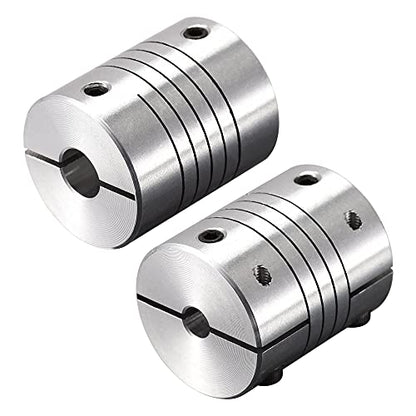 uxcell 2PCS Motor Shaft 5mm to 8mm Helical Beam Coupler Coupling 25mm Dia 30mm Length - size: 5mm to 8mm