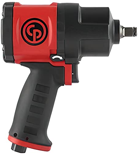 Chicago Pneumatic CP7748 1/2 Inch Air Impact Wrench, Red, Metal - size: 1-Inch Short Anvil, style: New Version