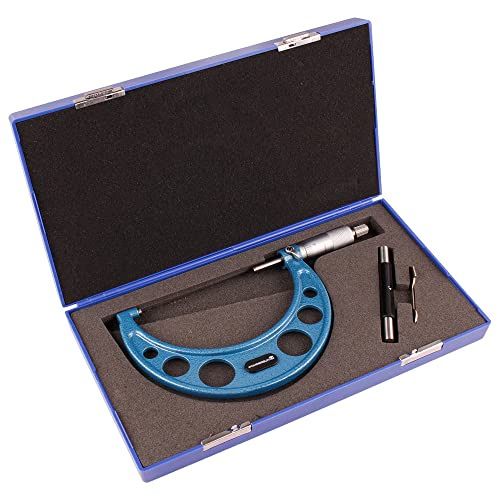 Outside Micrometer 4-5" Measuring Range,0.0001" Graduation for Machinists,Professional Precision Tool for Accurate Measurements - size: Outside Micrometer (4-5" Range)