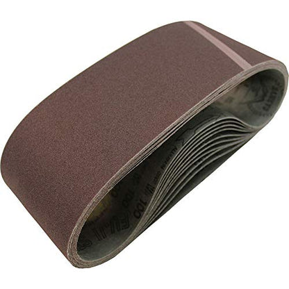 Makita 742320-3 4-by-24-Inch 40-Grit Abrasive Sanding Belt, 10-Pack