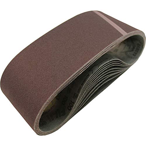 Makita 742320-3 4-by-24-Inch 40-Grit Abrasive Sanding Belt, 10-Pack