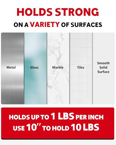 HitLights Double Sided Tape Heavy Duty, Strong Adhesive, 24.6ft x 1in - size: 1 in x 24.6 ft