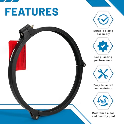DEX2421JKIT Tension Filter Control Clamp Fit for Hayward Swim-Clear and Hayward Pro-Grid Filters De3620 De4820 C4030 Cartridge Filter Clamp with Tank Seal