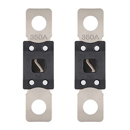 VEXUNGA Mega Fuse 350A MEGA/AMG/ANM Screw Fuse 350 Amp 350Amp High Current Strip Bolt-on Fuses for Cars (Pack of 2pcs) - style: 350A