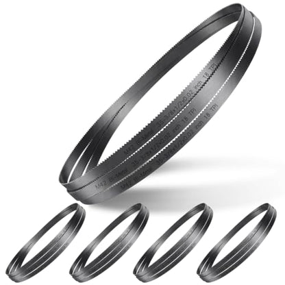 5 Pack Bi-Metal Portable Band Saw Blades, 35-3/8'', 18 TPI - size: 35-3/8'', style: 18 TPI