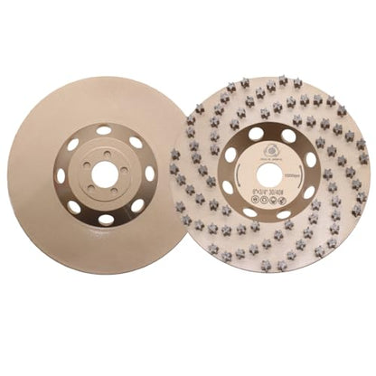 6" ComeFloor Diamond Grinding Cup Wheel for Concrete & Masonry, 77 Aggressive Star Segments, 30/40 Grit, 19mm Arbor Hilti DG150 - style: 6"19mm arbor