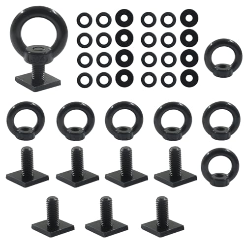 8 PCS T Track Mount Tie Down Anchor - size: 8 Pcs