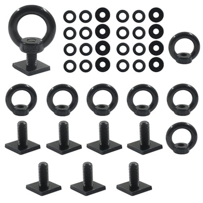 8 PCS T Track Mount Tie Down Anchor - size: 8 Pcs