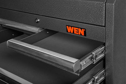 WEN 26-Inch Premium Tool Chest with Heavy Duty 21-Gauge Powder-Coated Steel Construction (GG261T) - size: 26-Inch Top