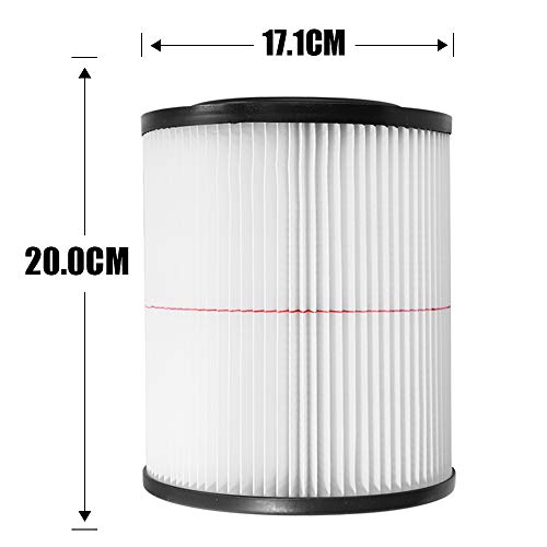 2Pcs Vacuum Cartridge Filter Replacement for Shop Vac Craftsman 9-17816