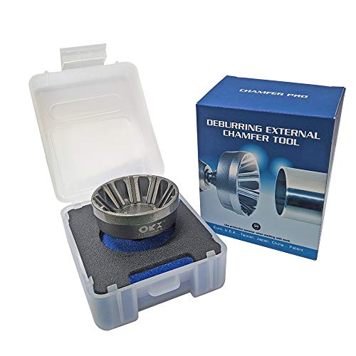 ORXPLUS Tools Tungsten Blade Deburring Chamfer Tool 1-3/8"-2-1/8"(34-54mm) - size: Deburring Drill Bit 34mm-54mm