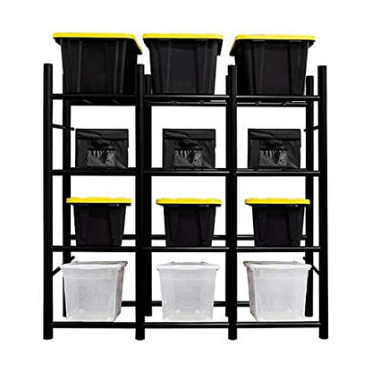 Bin Warehouse DFAE2MBW0431-HD Heavy Duty 12 Tote Rack