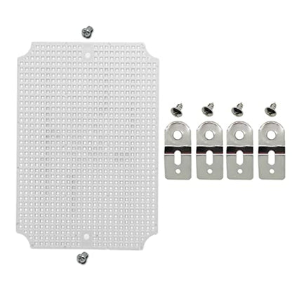 Zulkit Junction Box Mounting Plates (8.7" x 6.7" x 4.3") - size: 8.7" x 6.7" x 4.3"