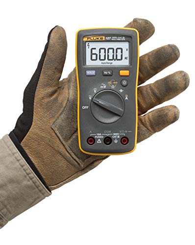 Fluke 107 AC/DC Current Handheld Digital Multimeter, Gray - size: Handheld, style: 107
