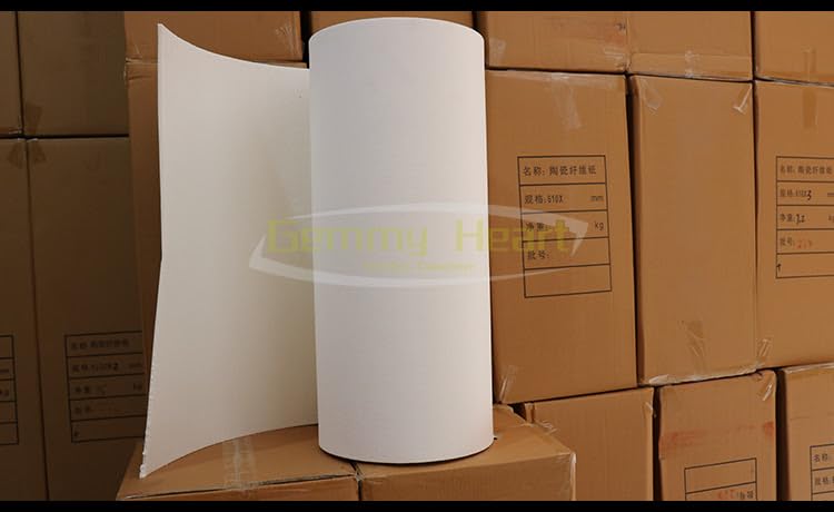 Ceramic Fiber Paper roll Heat Insulation Pads High Temperature Insulation Board Sheet Gasket 200mm*200mm*2