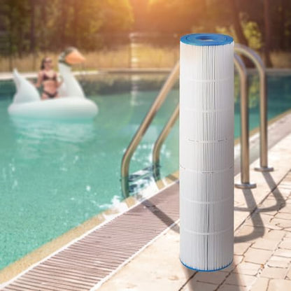 Unicel C-7490 137 Square Foot Media Replacement Pool Filter Cartridge with 176 Pleats, Compatible with Hayward Pool Products (4 Pack)