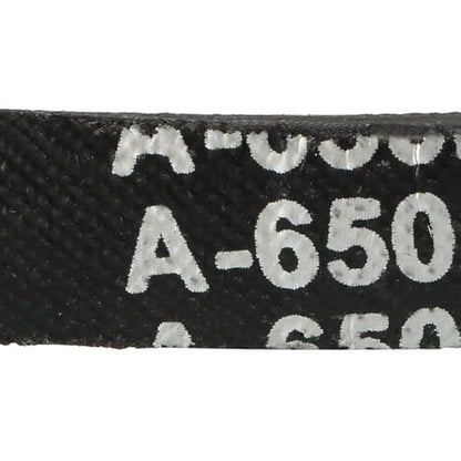 uxcell A650 V-Belts 650mm Inner Girth 13mm Top Width 8mm Thickness A-Section Rubber Drive Transmission Belt - size: 650mm