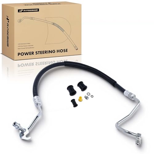 A-Premium Power Steering Pressure Hose Line Assembly, Pump To Gear