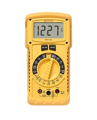 Amprobe HD110C IP67 Heavy Duty Multimeter - style: HEAVY DUTY DMM, IP67, 1500V DC