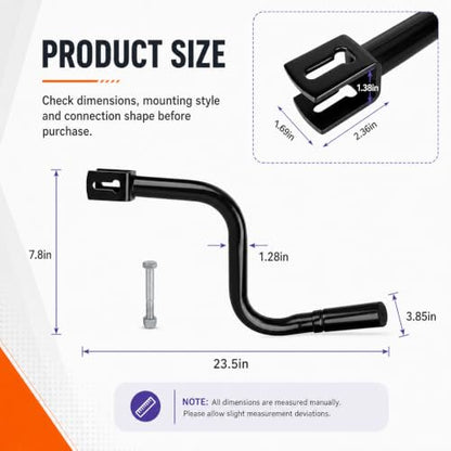 SUNJIKA Heavy Duty Jack Handle Replacement for Various Square Jack Models