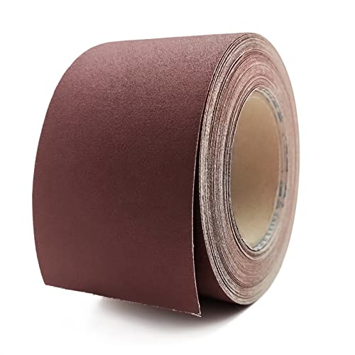 600 Grit Sandpaper Roll, 3 Inch x 49 Feet Emery Cloth Roll Aluminum Oxide Abrasive Paper Roll Continuous Sandpaper for Metalworking, Woodworker, Furniture Repair, Sanding Automotive Plumbing - size: 600 Grit
