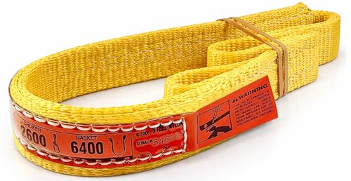 DD Sling 1 Inch x 3 Foot Nylon Lifting Strap – USA Made Rigging Sling - size: 1"x3'