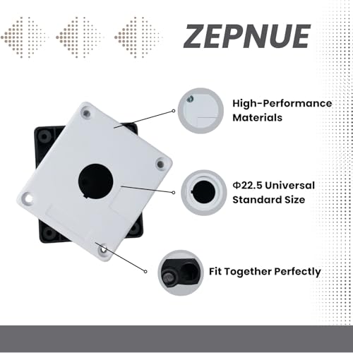 1 Button Mounting Hole Push Button Switch Control Station Box
