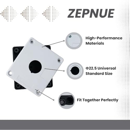 1 Button Mounting Hole Push Button Switch Control Station Box