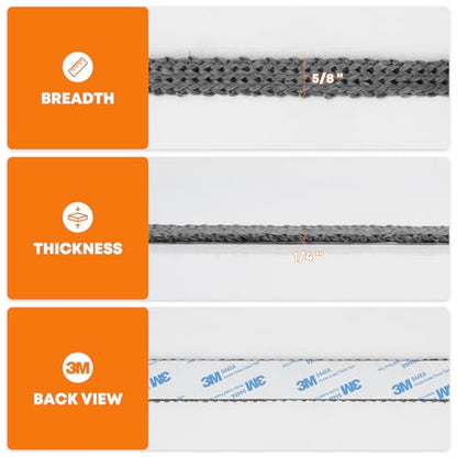 Stanbroil Stove Gasket Tape, 5/8" Width, 1/4" Thick, 72" Length - size: 5/8" Wide - 1/4" Thick