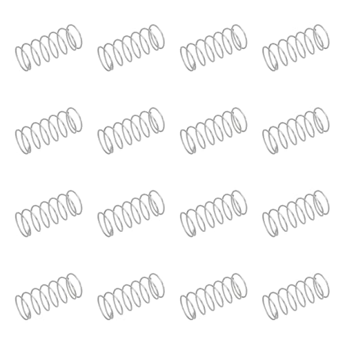 uxcell 50pcs 304 Stainless Steel Compression Springs 0.8mmx15mmx30mm Small - size: 15mmx30mm