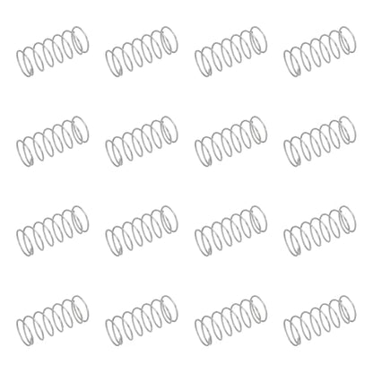 uxcell 50pcs 304 Stainless Steel Compression Springs 0.8mmx15mmx30mm Small - size: 15mmx30mm