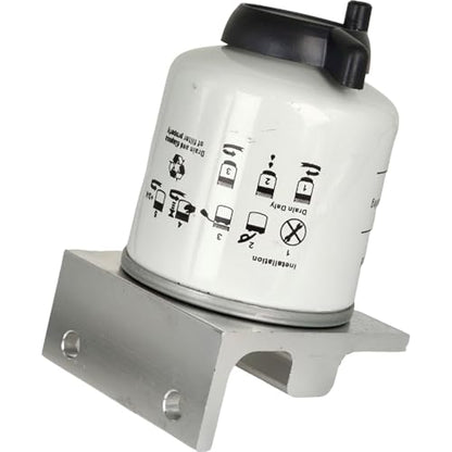 XYZIL Fuel Filter w/Mounting Head 6667353 6667352 Compatible with Bobcat 453 463 553 653 751 753 763 773 853 7753 S100 S130 S150 S185 S205 S770 Excavator 220 225 231 E08 E10 E14 Loader T110 T140 T180