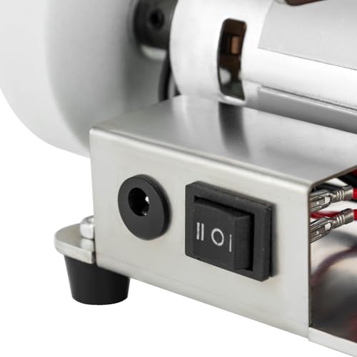 Mini Belt Sander, 7 Adjustable Speed Mini Bench Belt Grinder, 110-240V Mini Power Sanding Machine with 20PCS Abrasive Belts, Mini Electric Bench Grinder for Knife, Jewelry DIY, Wood Metal Working