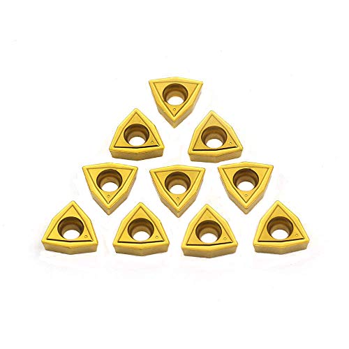 OSCARBIDE Carbide Inserts WCMT050304/WCMT2.52 Turning Inserts 10Pcs