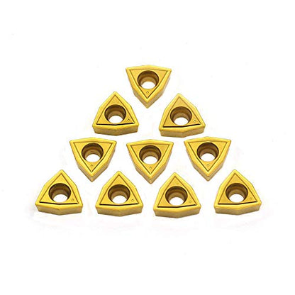 OSCARBIDE Carbide Inserts WCMT050304/WCMT2.52 Turning Inserts 10Pcs