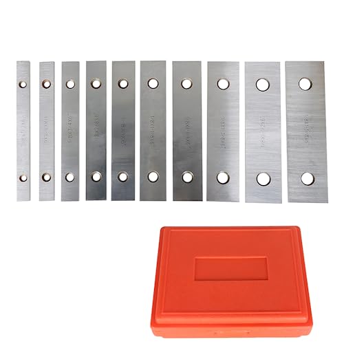 10 Pair 1/8 x 6 Inch Thin Parallel Bars Set, with 2 Holes