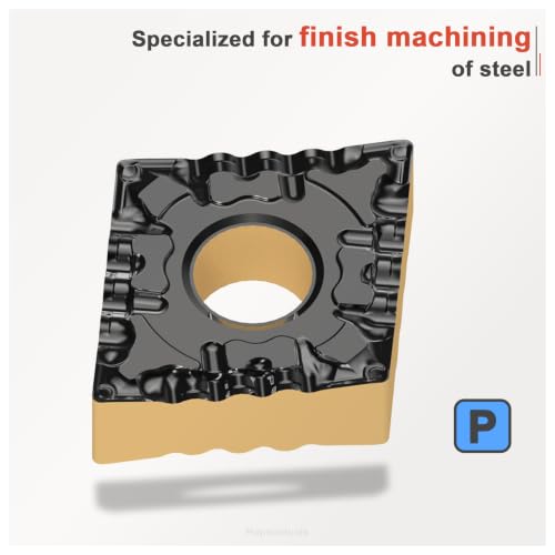 CNMG322 (CNMG090308) Turning Insert for Steel Finishing 10pcs - size: CNMG322-PF