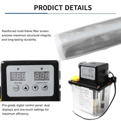 110V 2L Automatic Lubricating Oil Pump CNC Electromagnetic Oiler