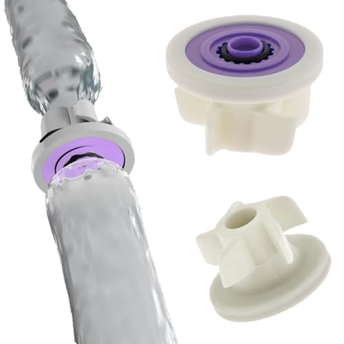 Neoperl PCW-02 Turbine Flow Regulator Silicone 1.0 to 2.5 gpm for use with shower handles, bibs and pillar taps Any 1/2"" Threads 13 1310 (Lilac 2.0 GPM) - color: Lilac 2.0 GPM