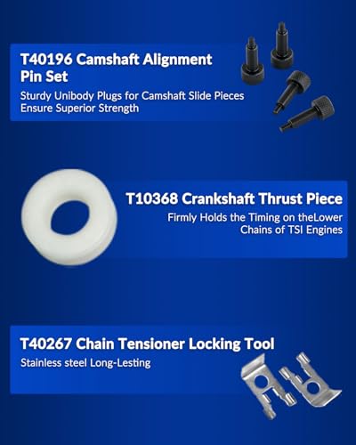 DPTOOL Engine Timing Tool Kit for VAG EA888 Audi VW Skoda 1.8 2.0 TSI TFSI - size: 17PC Small Kit